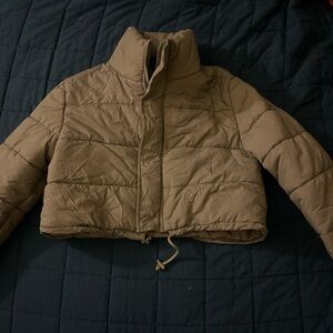 SHEIN Gray Puffer Jacket